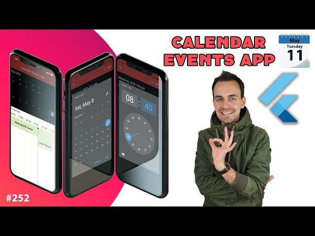 Flutter Tutorial - Calendar Event App | With Day View & Week View - Flutter Syncfusion Calendar