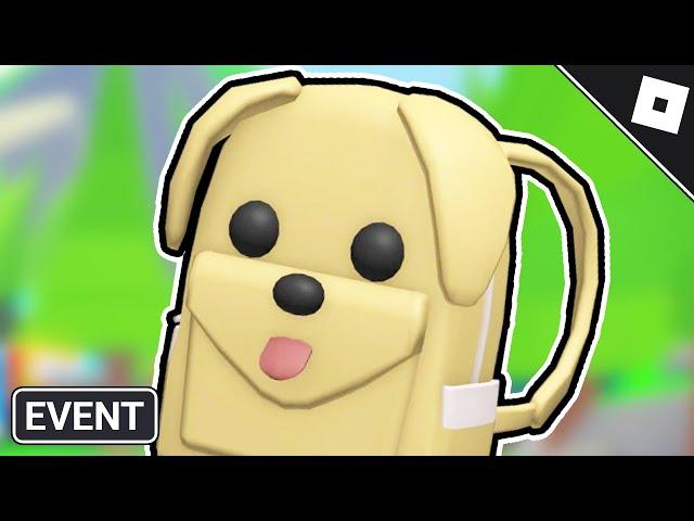 [EVENT] How to get the DOG BACKPACK in ADOPT ME | Roblox