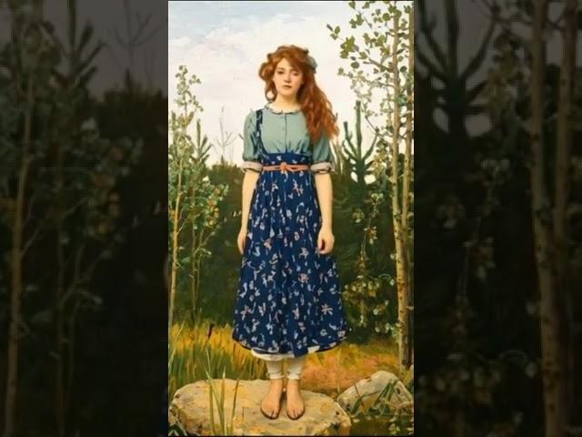 АЛЁНУШКА ожившая картина Васнецова