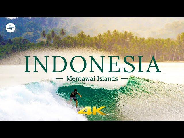 [4K UHD] Mentawai Islands, INDONESIA Ambient Drone Film + Happy Acoustic Music for Relax