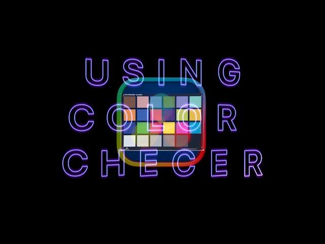 DaVinci Resolve 19  - How to use  Color Checker on the COLOR PAGE