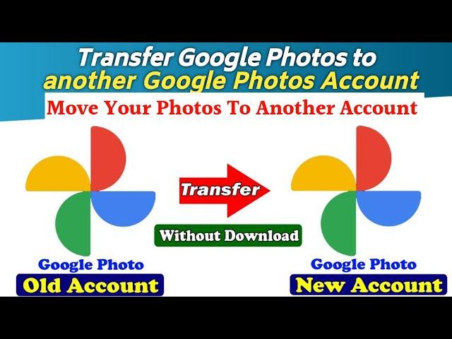 How to Transfer / Move/ send Google Photos to another Google Photos Account | Transfer Google Photos