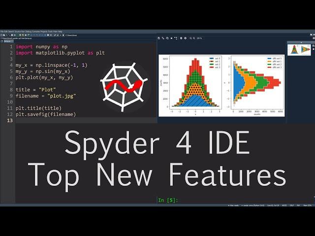 Top New Features in Spyder 4 IDE -- The Scientific Python Development Environment