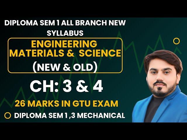 ENGINEERING MATERIALS AND SCIENCS  UNIT 3 & 4 MIMP QUESTION || SEM 1& SEM 3 MECHANICAL MIMP FOR GTU