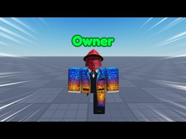 How To Make An Owner Tag In Roblox Studio