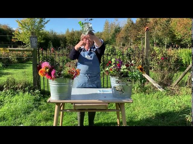 Georgie Newbury - Flower Arranging Masterclass - Wells Food Festival 2020 with Charlie Bigham's