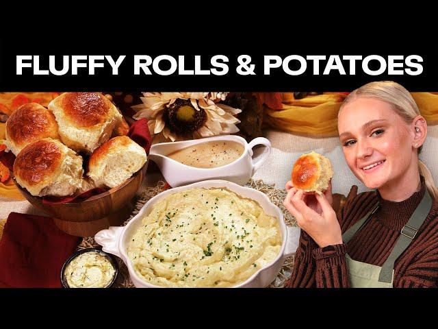 The Fluffiest Rolls and Mashed Potatoes | Bite's Friendsgiving Feast