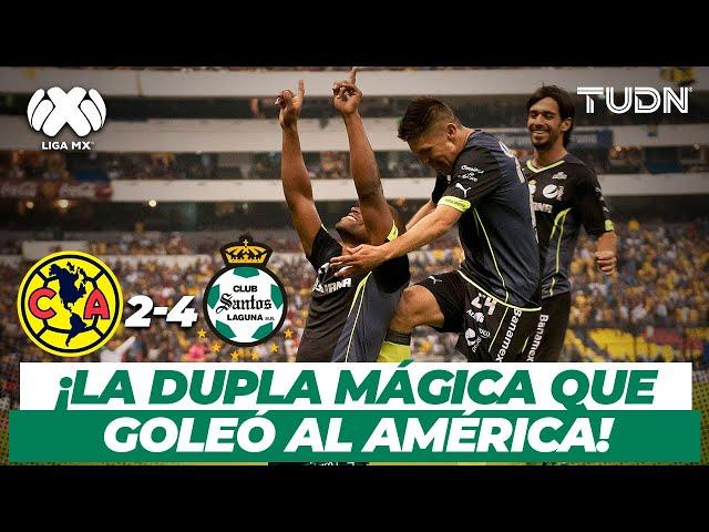 ¡Qué goleada! El día que Oribe y Darwin 'bailaron' al Ame | América 2-4 Santos - CL2014 | TUDN