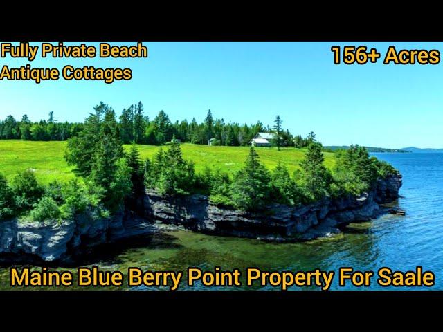 Maine Waterfront Property For Sale | Maine Summer Cabins For Sale | 156+ acres | Maine Real Estate