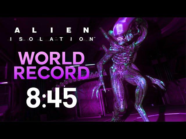 Alien Isolation Speedrun World Record - Any% CC+FPS  - 8:45 [New fastest time in the solar system]