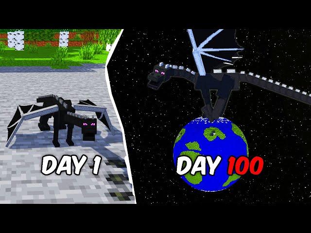 Bertahan hidup selama 100 hari jadi Ender dragon