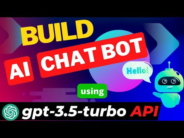 Build AI Chat Bot using ChatGPT API   gpt-3.5-turbo  #chatgpt #openai