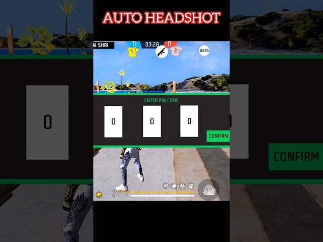 Craftland Map Code Headshot Hack  #freefire #craftland #shorts