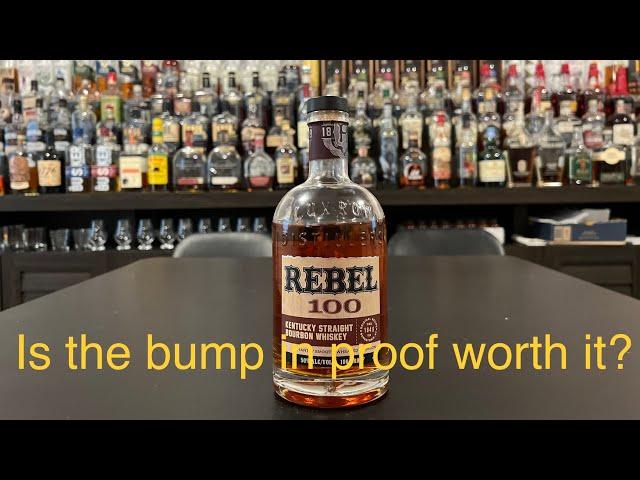 Rebel 100 Kentucky Straight Bourbon Whiskey / Uncorking