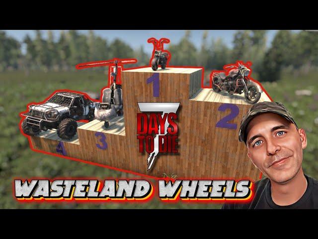 Fuel Efficiency Breakdown & How to fly the Gyrocopter ~ 7 Days to die ~ Wasteland Wheels