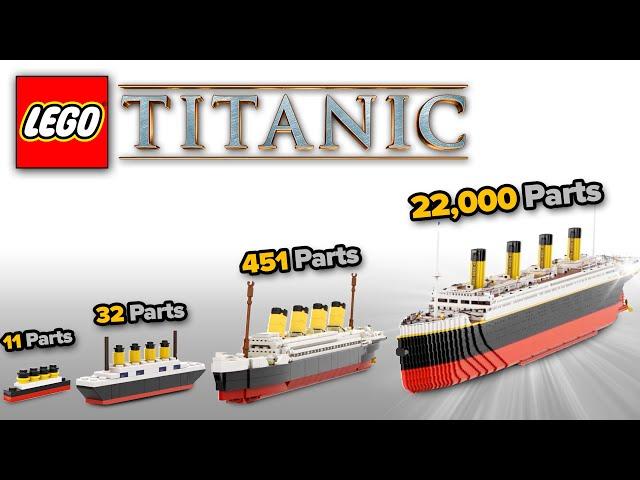 LEGO Titanic in Different Scales | Comparison