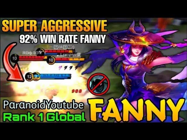 КАК ИГРАЕТ ТОП 1 МИРА ФАННИ 90%ВИНРЕЙТ MOBILE LEGENDS