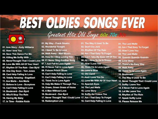 Carpenters, Matt Monro, Neil Sedaka, Paul Anka, Tom Jones, Engelbe -  Best Old Songs Of All Time