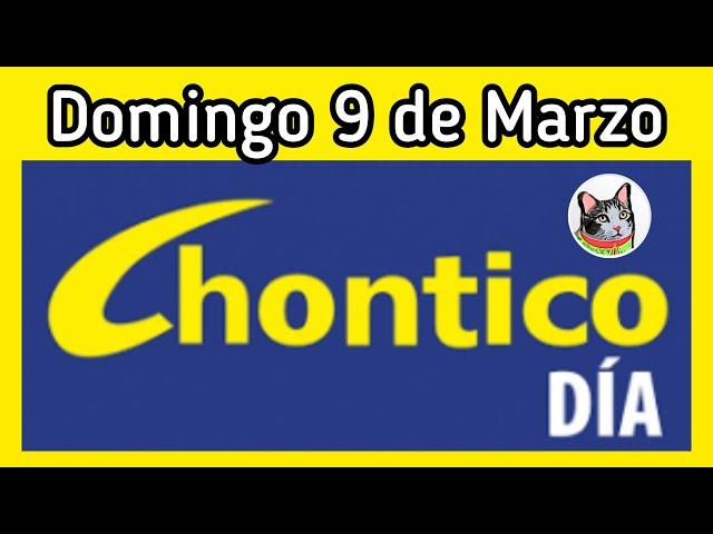 Resultado EL CHONTICO DIA Domingo 9 de Marzo de 2025