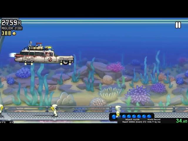 Jetpack Joyride - Event Reach 5000m World Record [0:47:417]