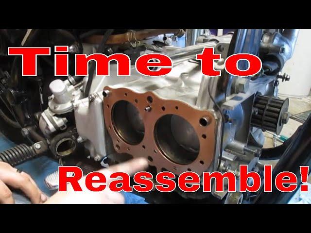 1981 Honda GL1100 Goldwing Part 3 | Heads & Timing Belt Install