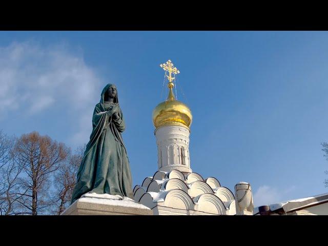 Moscow. Donskoy Monastery. Small Cathedral, icons of the Don Mother of God