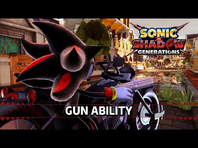 Sonic X Shadow Generations, but Shadow has a gun