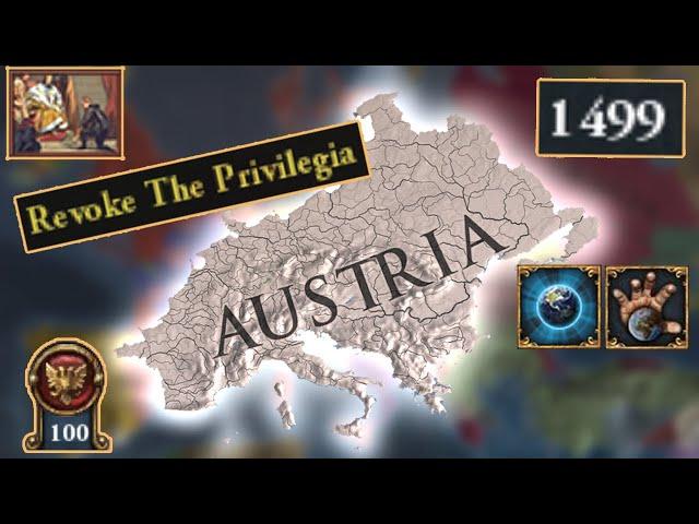 EU4 1.37 Austria WORLD CONQUEST + ONE FAITH + ONE CULTURE Guide. (1444-1499) Part 1