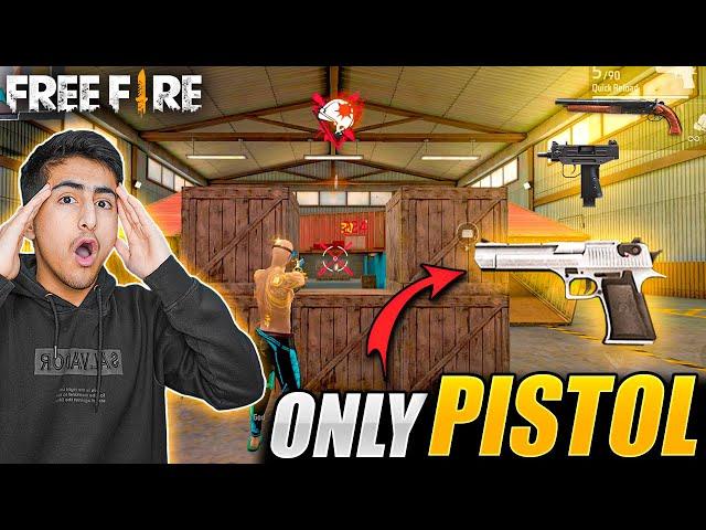 Only Pistol Challenge In Lone Wolf1X1 - Garena Free Fire