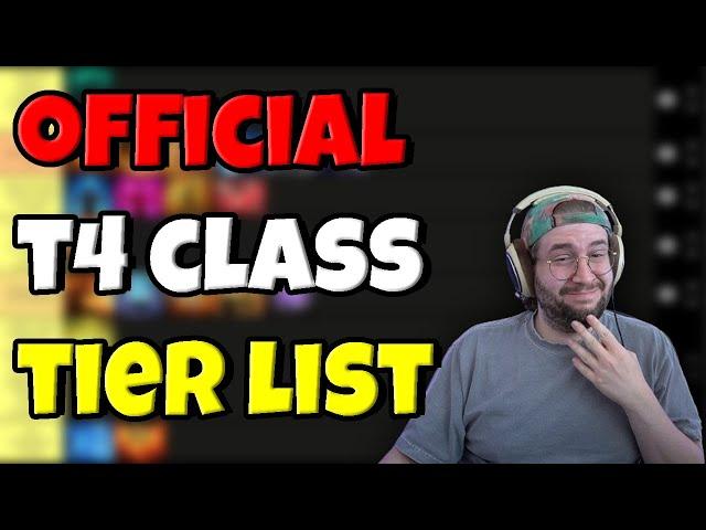 The OFFICIAL Tier 4 Class Tier List (Secret KR Tech Inside)