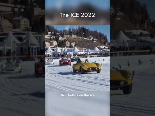 Barchettas on the lake - #TheIce #StMoritz 2022