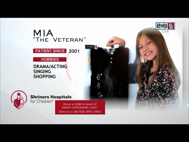 Shriners Hospitals for Children - St. Louis Hero of the Week (June 26): Mia