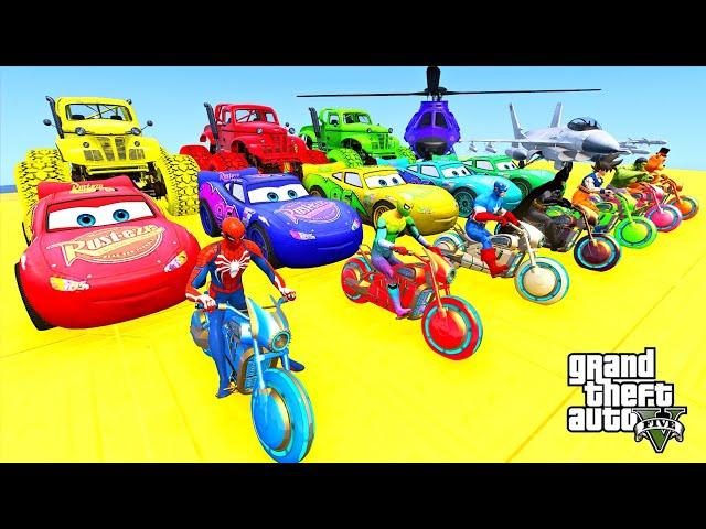 GTA V Epic New Stunt Race For Car Racing Challenge by Trevor and Shark #999