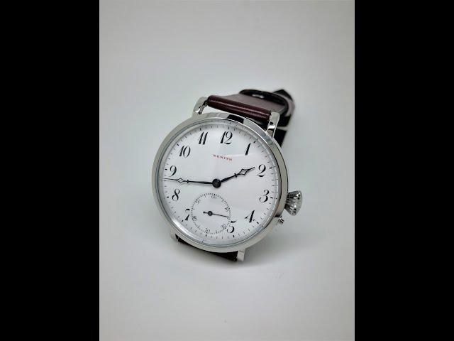 Zenith wristwatch. Old movement 1913 year. Marriage watches.