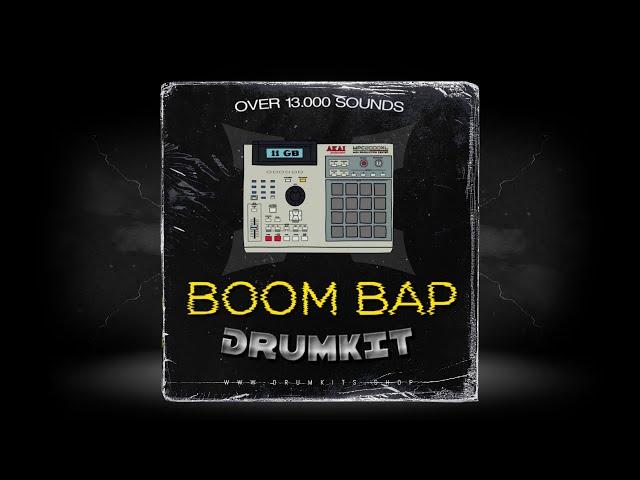 BOOM BAP DRUM KIT (11 GB) | 90's Old School Drum Kit [+13.000]