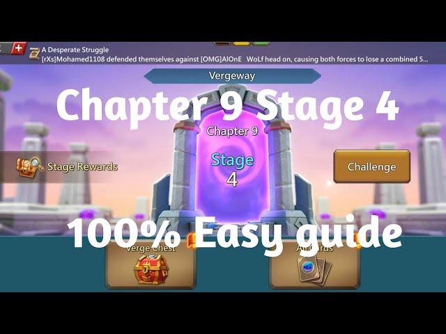 Lords mobile Vergeway chapter 9 Stage 4|Lords mobile Vergeway chapter 9 Stage 4 easiest guide