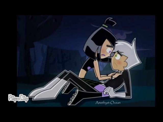 Danny x Sam ( Danny Phantom) by Amethyst-Ocean