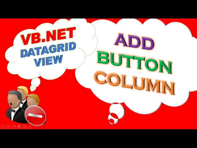 VB.NET DataGridView -  Add Button Column,Handle Click Events