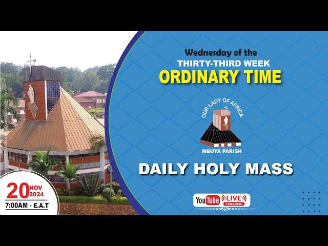 WEDNESDAY OF THE THIRTY-THIRD WEEK IN ORDINARY TIME |Daily TV Mass, 16th November, 2024