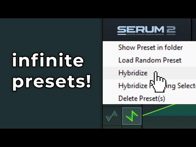 Serum 2's HIDDEN Preset Generator..