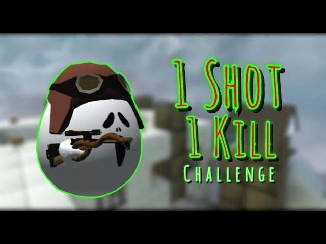 1 Shot - 1 Kill Challenge! | Shell Shockers! (game sounds)