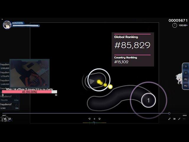 I HIT 5 DIGIT IN OSU AS A MOUSE PLAYER IN 5 MONTHS