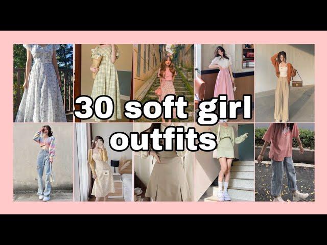 30 soft girl outfits inspo  ( AESTHETIC SID)