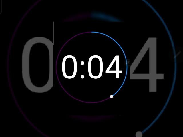 10 Seconds Countdown Timer with clock ticking sound and Finish Bell