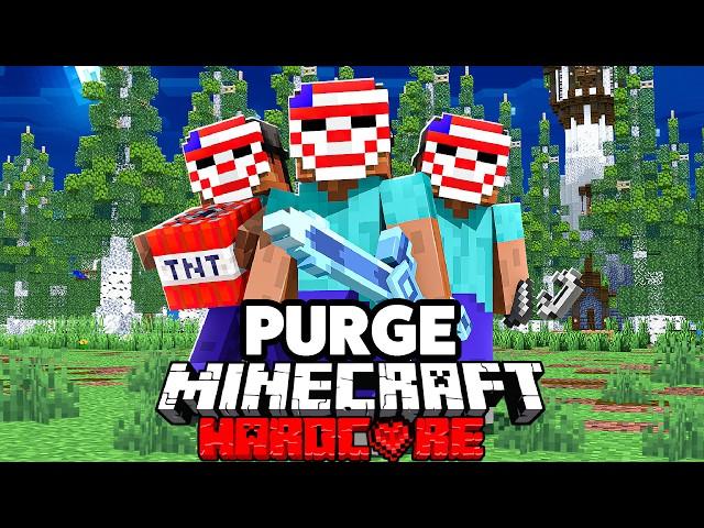 100 Players Simulate a FANTASY PURGE in Minecraft...