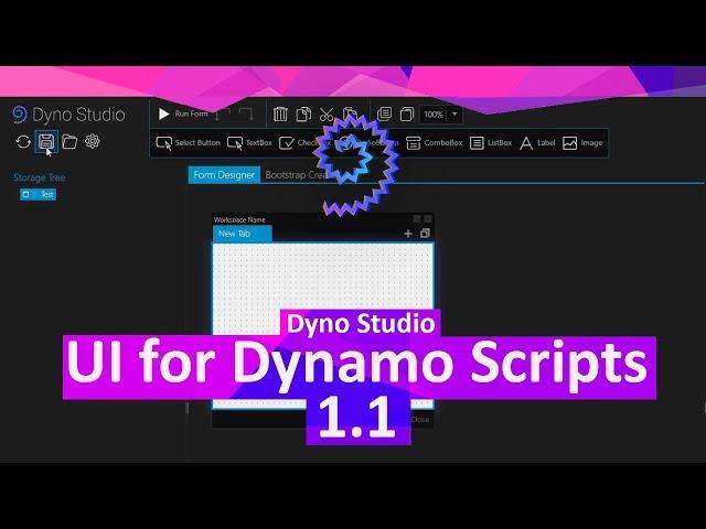 DynoStudio - 1.1 Program settings and UI form creating