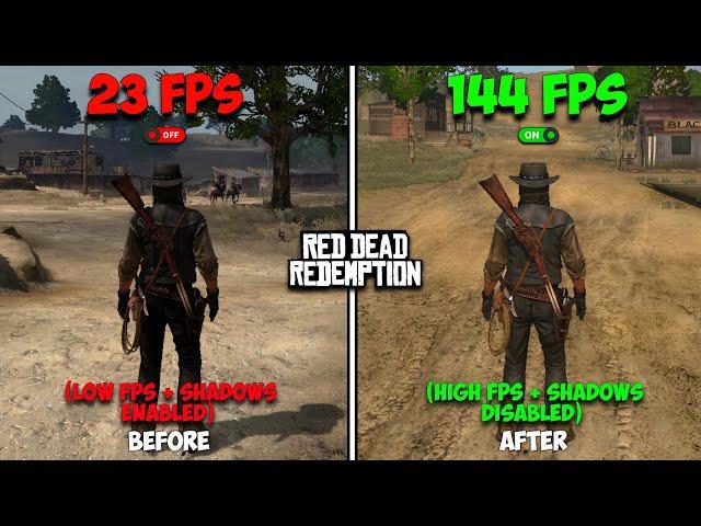 Red Dead Redemption 1: No Shadows Mod for Ultimate FPS Boost!