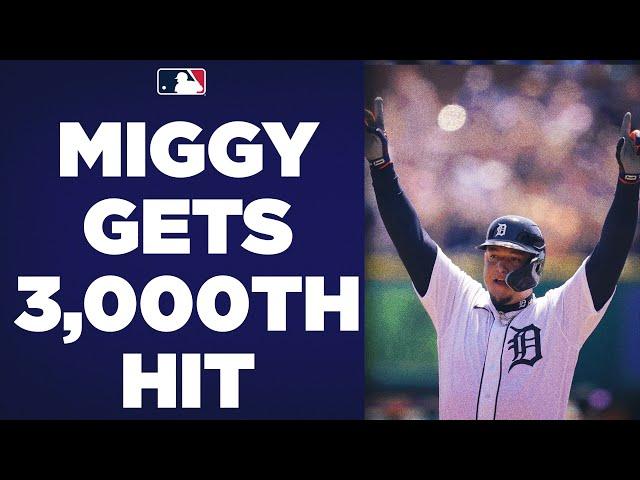 3,000 HITS! Miguel Cabrera joins the 3,000-hit club!