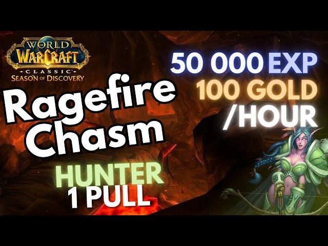 Classic SOD - Hunter RFC Boost- 50k exp/hr - 1 Pull - Fastest way to level 8 - 18 - Guide