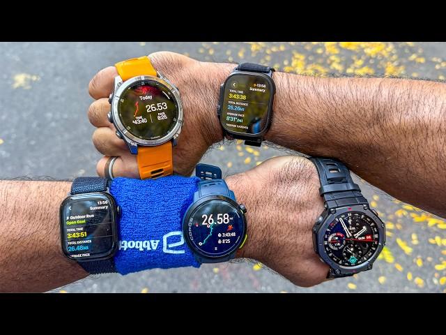 I Wore 5 Watches at the NYC Marathon. Here's the Data